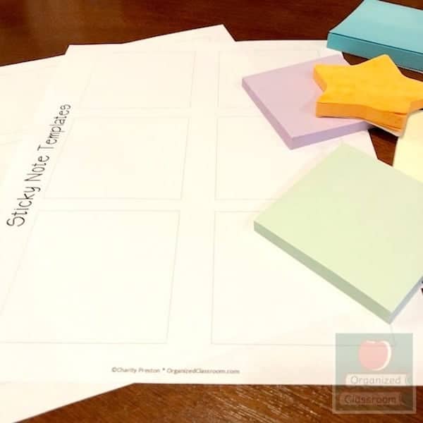 Have you ever tried to print personalized sticky notes for your students? Perhaps this blog post will get your wheels turning for how to use them!