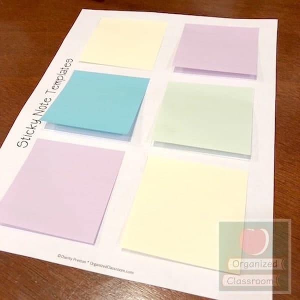 Have you ever tried to print personalized sticky notes for your students? Perhaps this blog post will get your wheels turning for how to use them!