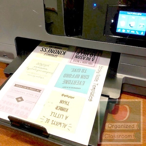 Have you ever tried to print personalized sticky notes for your students? Perhaps this blog post will get your wheels turning for how to use them!