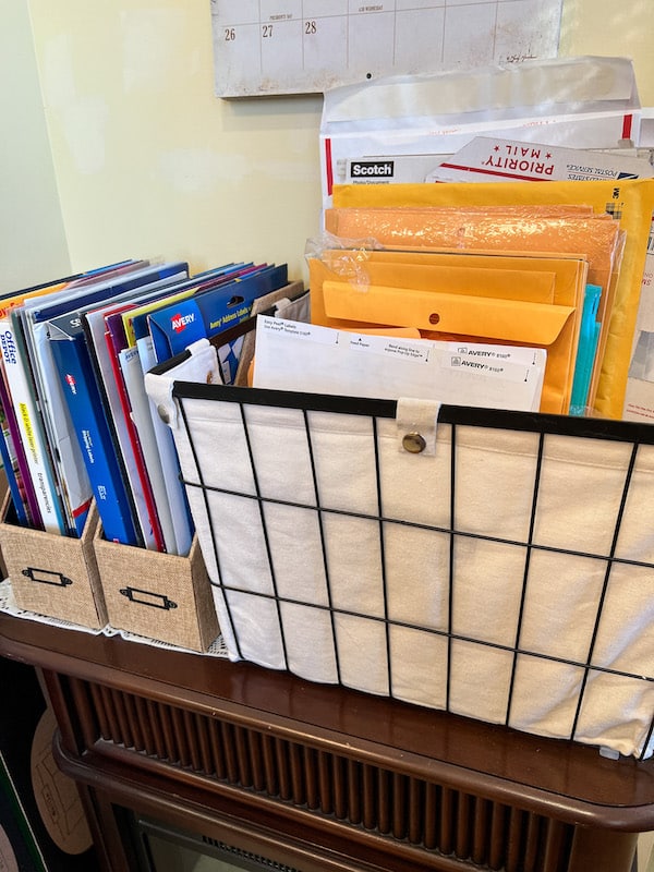 Do you have a ton of classroom supplies piling up at home because you don't have room for them at school? Here are some fun tips to organize them!