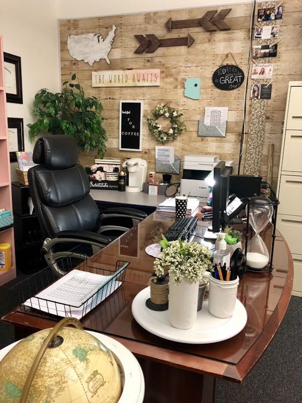 There are few places that students don't have access to and teacher desk decor is chance to make your space feel more like your home away from home.