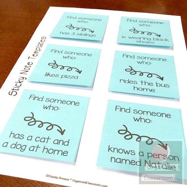 Have you ever tried to print personalized sticky notes for your students? Perhaps this blog post will get your wheels turning for how to use them!