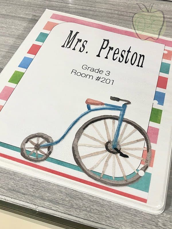 As a teacher you already understand.  So. many. papers.While SOME of it can be done electronically these days, certain pages really need to have a paper hard copy. Organize those items in binders!