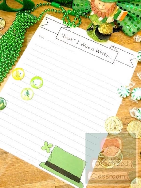 Teaching St. Patrick's Day lesson plans can be fun, free, and common core aligned when you find the right printables for your ELA instruction or centers!