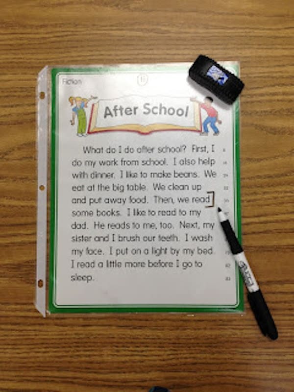 Page protectors can be used in multiple ways in your classroom! Stop by and check them out!