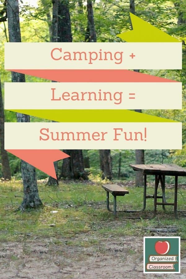 Learning and camping go hand-in-hand! I thought it would be a blast to list several ideas for keeping kids physically AND mentally engaged this summer!