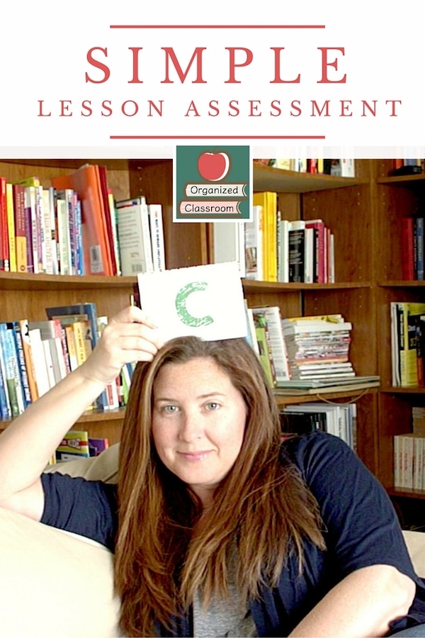 A question from Jillian about whether students understood the lesson prompted me to write a tip about lesson assessment. Includes a freebie too!