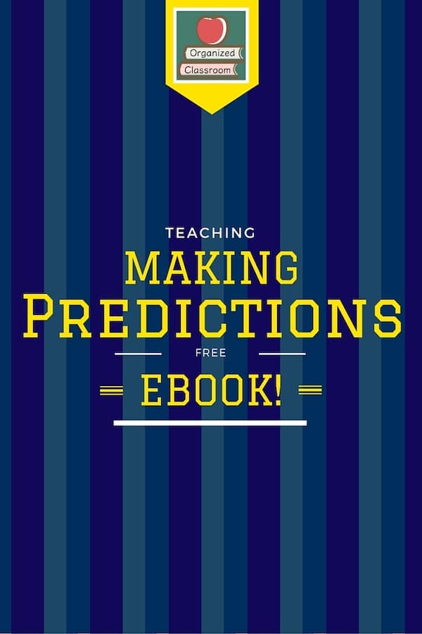 Our Collaboration Wednesday question had to do with ideas for how to teach making predictions and inferences. Here is a free ebook with all the ideas!