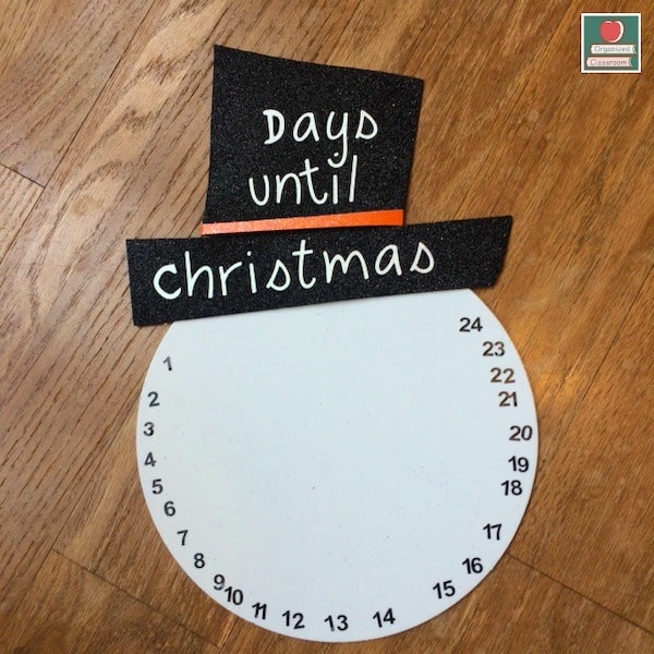 Antsy students eager for holiday break? I feel you! Here is a super quick snowman days before Christmas craftivity that might help! Easy and no-mess!