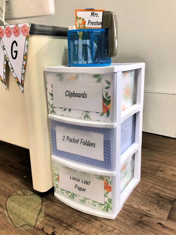 Most teachers do not have unlimited space in which to store everything. So we need to be strategic about how everything is put away - as well as how to find it again when we need it.