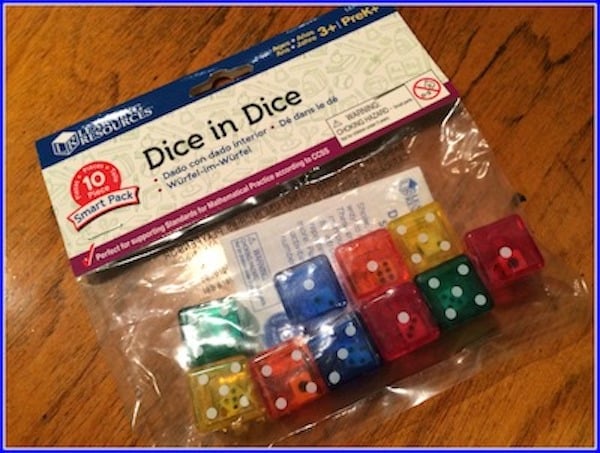 Some great ideas for how to use dice as a classroom learning manipulative! I even created a fun telling time printable for you to use for free!