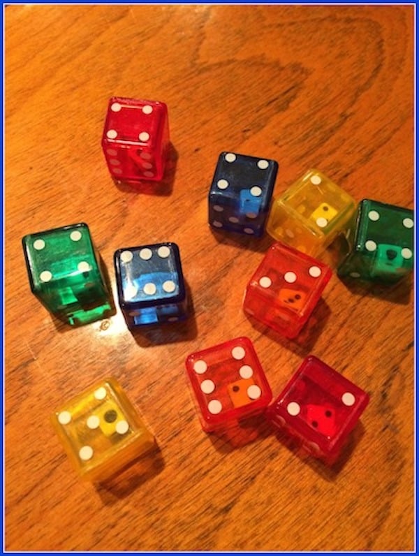 Some great ideas for how to use dice as a classroom learning manipulative! I even created a fun telling time printable for you to use for free!