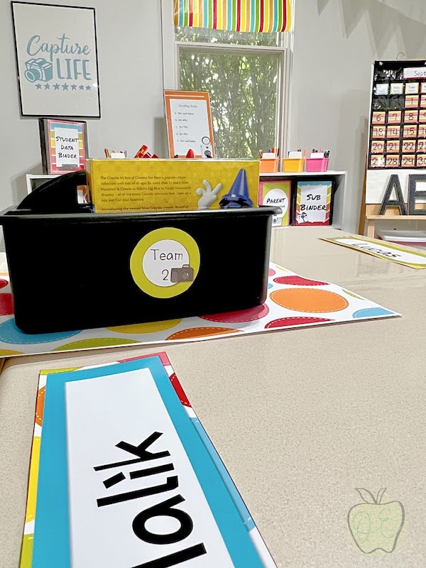 Having student desk nameplates aren't required in the classroom, but many teachers (especially at the elementary level) find them super useful.  I know, as a substitute teacher, I found them extremely helpful as well.