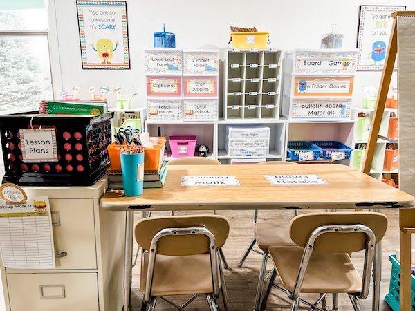 Having student desk nameplates aren't required in the classroom, but many teachers (especially at the elementary level) find them super useful.  I know, as a substitute teacher, I found them extremely helpful as well.