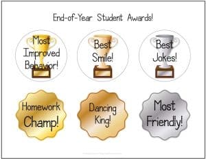 Check out this super fun end of the year awards ceremony change from the routine: washi tape student awards! You can easily make them too - check it out!