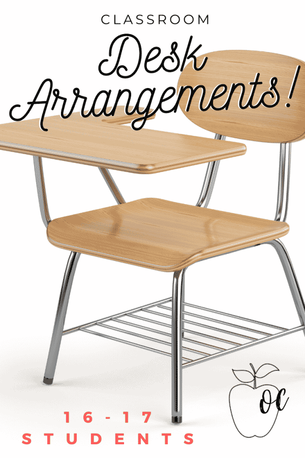 Putting all desks into 2 rows and facing each other really puts the students at eye-level with one another. This desk arrangement is great for separating behaviors in the classroom.