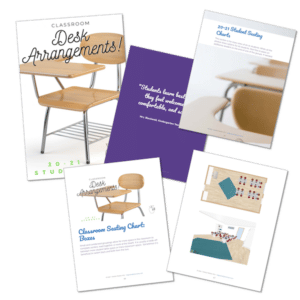 Small and condensed groupings allow for more space in the classroom to complete centers, read together, or work at the board.  It is usually a trade-off between more student desk space or more classroom space.  Sometimes it is beneficial to switch back and forth from the two.