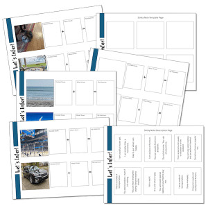 Making inferences games interactive are a fun way to include all students in learning about inferring and predicting! Worksheets, anchor charts, and pictures also help.