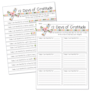 A fun and easy project that allows students to practice gratitude in the classroom any time of the year! You will love how they express themselves too!