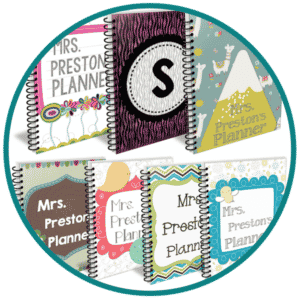 7 Teacher Lesson Planners Mega Bundle Round Category Cover