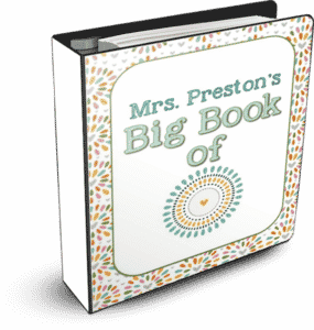 Collect all those student love notes, poems, drawings, and more and keep them in a binder to display all year long called the Big Book of Heart. Love it!