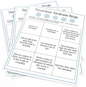 While it is never a bad time to be kind to others, the holiday season is when you see it more often than other times of the year. And that translates to your students as well. How about a quick printable to help them to see how easy it is to be kind?