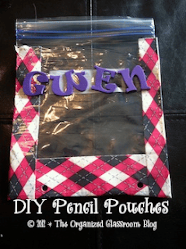 You could use these pencil pouches for binders for lots of supplies! Stop by to see exactly how easy it is to make your own to match your classroom theme!