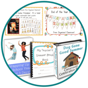 End of School Year Bundle Round Category Cover