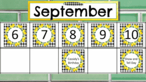 Have you ever used a lateral calendar with your students?  How did it go and would you do it again?  Leave a comment below to share any tips you might have for working with this type of calendar!