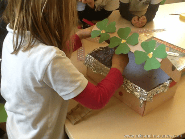 Setting up a leprechaun trap in your classroom can incorporate STEM concepts in lesson plans. They can be as complex or as easy to put together as you like.