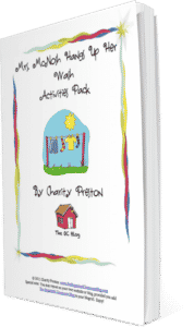 I love the book Mrs. McNosh Hangs Up Her Wash. Any age student can practice elements such as predictions, inferring, real vs. make-believe, and sequencing.