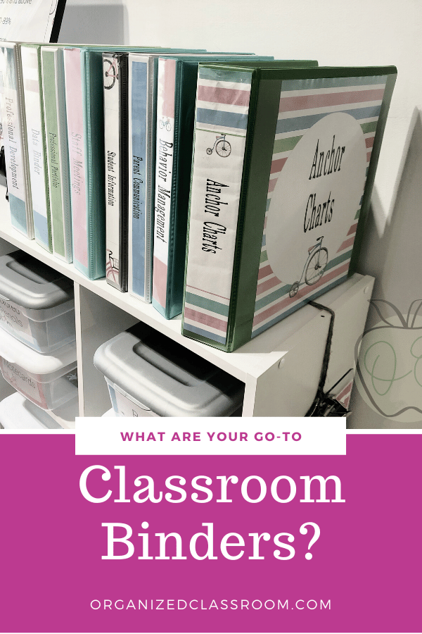 As a teacher you already understand.  So. many. papers.While SOME of it can be done electronically these days, certain pages really need to have a paper hard copy. Organize those items in binders!