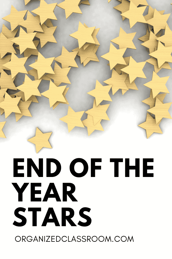 A great guest blog post that shares some super fun ideas for End of the Year Stars!