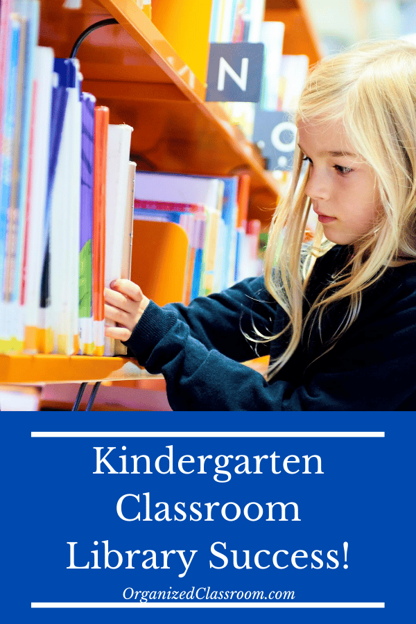 Learn some great tips for running a classroom library in your Kindergarten room!