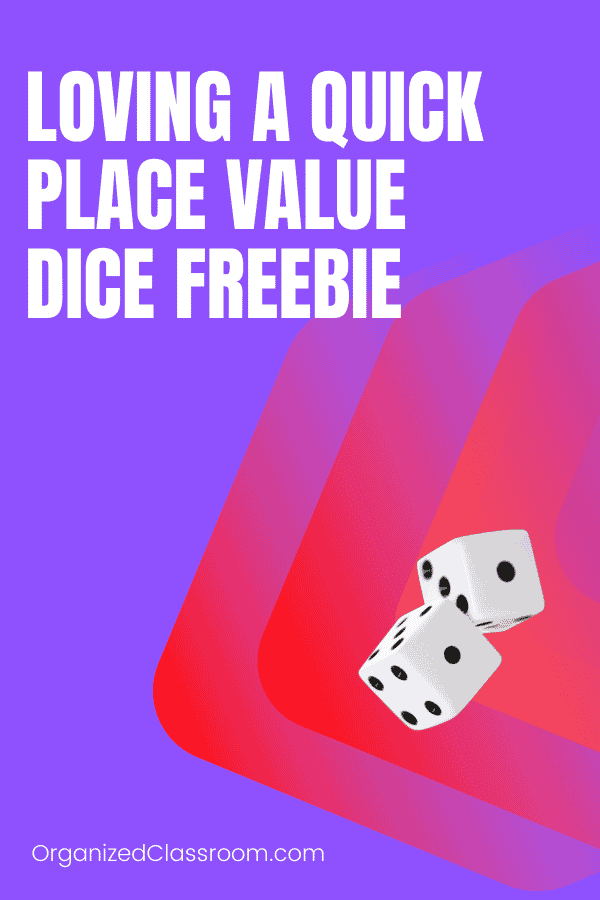 Have students break into groups randomly and grab their papers and dice. They will have fun creating numbers that are larger or smaller than one another!