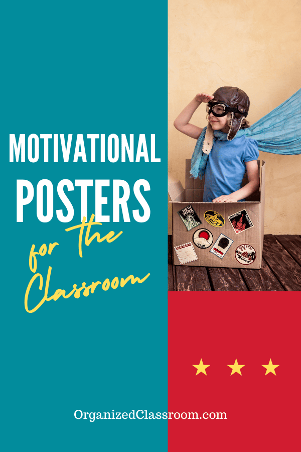 Do you use motivational posters in the classroom or do you prefer to utilize the precious wall space for educational teaching aids, such as words walls or anchor charts?