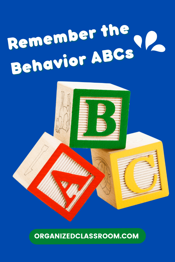 We all have great classroom management plans, but what happens when that plan doesn't work for a certain child?  Most of us have a few go to strategies that we attempt before asking for help or referring the child for discipline procedures. I want to share with you some ideas on how to recognize what is going on, so that you don't get stuck in a cycle of doing the same thing with the same results.