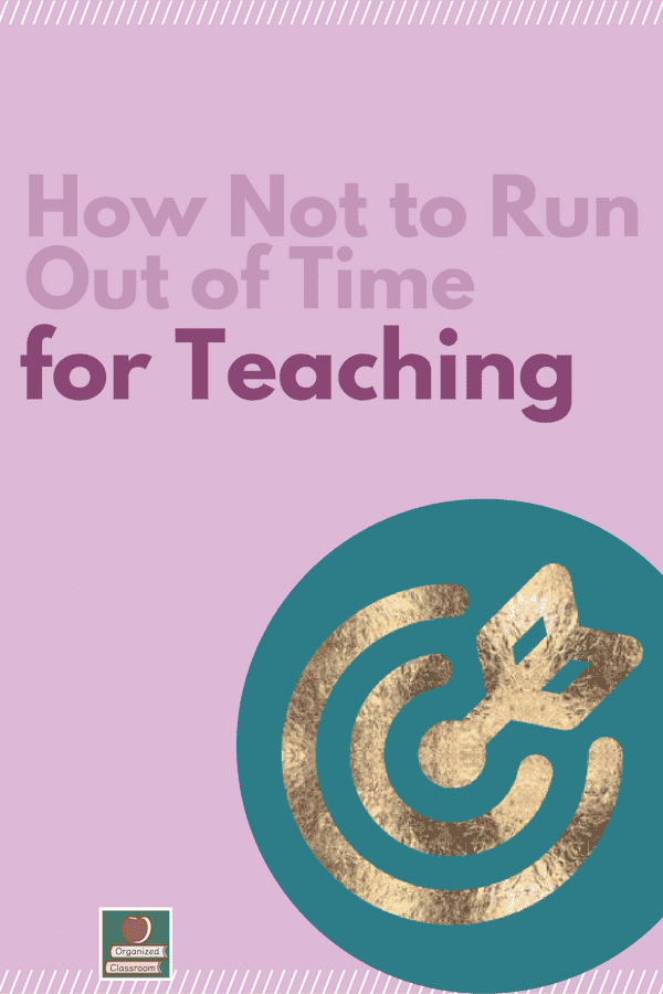 "I need more time in the day to teach." Let's take a look at an alternative solution that doesn't involve grumbling under your breath or even out loud.