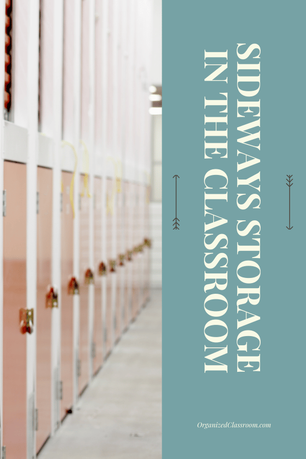 Most teachers do not have unlimited space in which to store everything. So we need to be strategic about how everything is put away - as well as how to find it again when we need it.