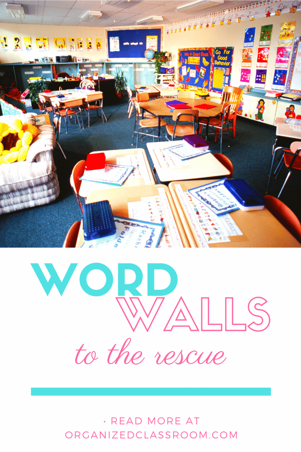 You can create interactive word walls, word walls for character traits, or even a portable word wall that you only pull out when needed! See more here...