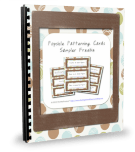 Popsicle Stick Pattern Cards Freebie! Math fun using inexpensive popsicle sticks you probably already have in your classroom right now! Enjoy!