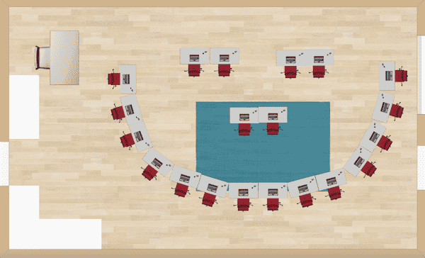 It is a whimsical way to bring novelty into your classroom, as well as a great way to introduce perspective.  At first, students will not realize how the seating chart looks from above and you can discuss these concepts during reading or math.  Have fun!