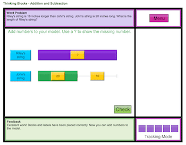 As I was thinking about things I would use in the class for algebraic thinking, I remembered a wonderful website I have used with students in the past!