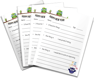 While I personally don't do NYs resolutions for myself (because who are we kidding here, I never keep them up), I do like the idea of goal-setting for kids.