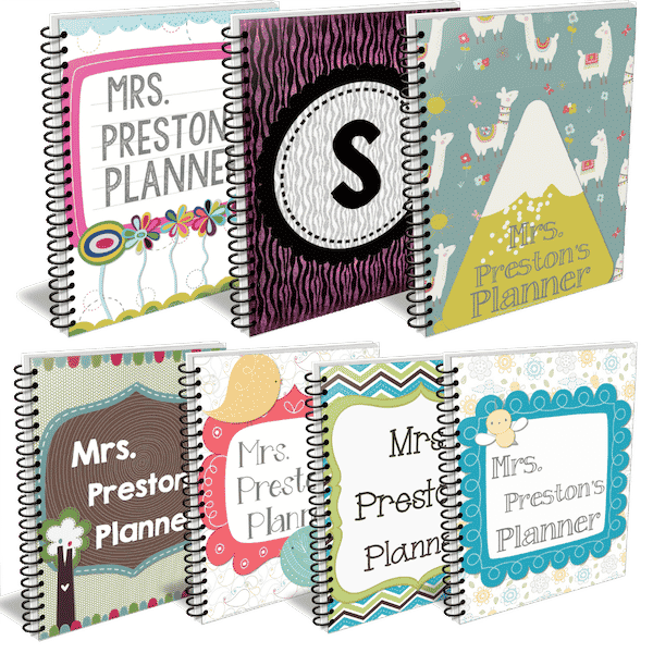 7 Teacher Lesson Planners Cover